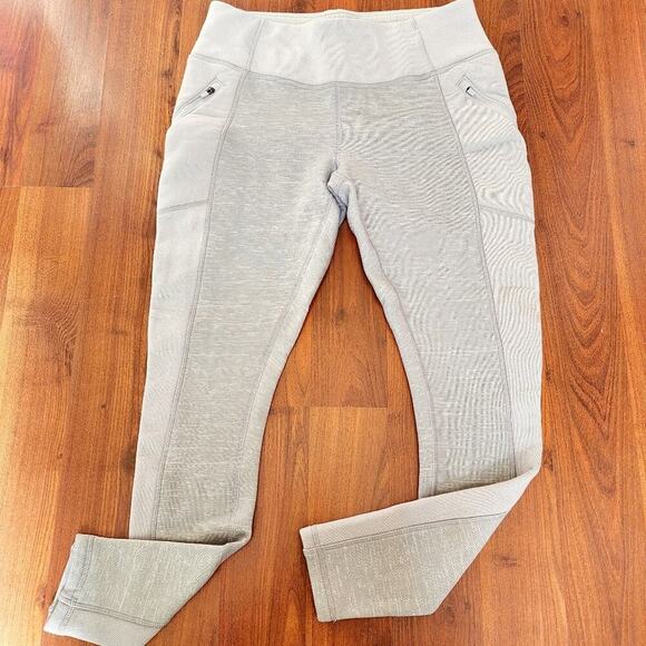 ATHLETA SMALL GRAY THERMAL SOFT LEGGINGS - Picture 2 of 8
